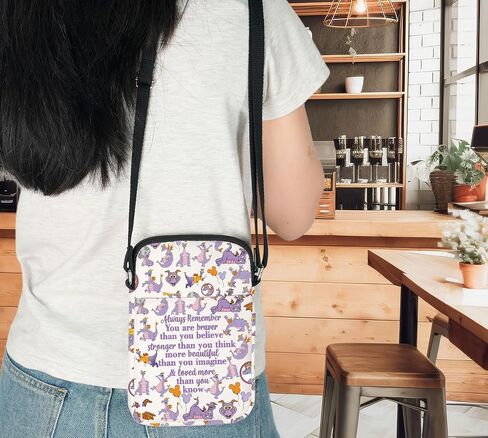 G2TUP Purle Dragon Crossbody Bag Dragon Fans Gift You Are Braver Than You Know Purle Dragon Shoulder Bag Dragon Merch in Saudi Arabia
