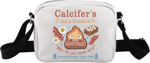 حقيبة كروس للسرير والإفطار من TSOTMO Calcifer's هدية لمحبي الرسوم المتحركة للنساء الأم والصديق المفضل in Kuwait
