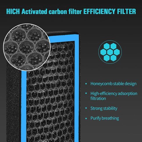 فلتر هواء المقصورة مع الكربون المنشط، متوافق مع فورد إكسبيديشن، F-150، F-250، F-350، F-450، F-550، سوبر ديوتي، لينكولن نافيجيتور، بديل لـ CF12150، 6081C، 12150-C1 in Kuwait