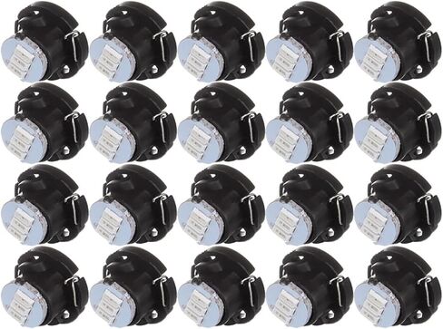 cciyu 20 Pack T5/T4.7 Neo Wedge 3 LED Green Instrument Dash A/C Light Bulbs in Saudi Arabia