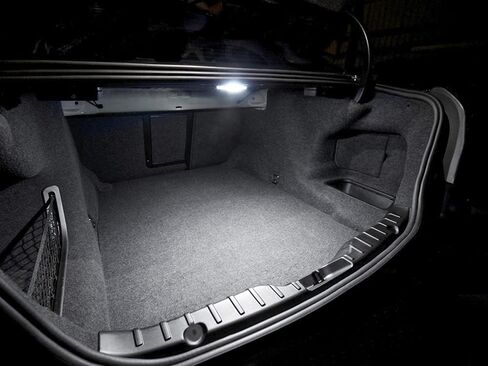 iJDMTOY One Xenon White Full LED Cargo Area Light Assembly Compatible With Porsche 718, 981 911/991 Powered by 12-SMD LED Diodes, Replace Both OEM LED or Incandescent Trunk Lamp in Saudi Arabia