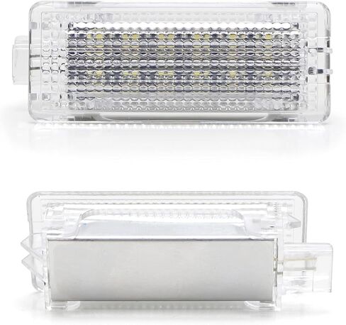 iJDMTOY One Xenon White Full LED Cargo Area Light Assembly Compatible With Porsche 718, 981 911/991 Powered by 12-SMD LED Diodes, Replace Both OEM LED or Incandescent Trunk Lamp in Saudi Arabia