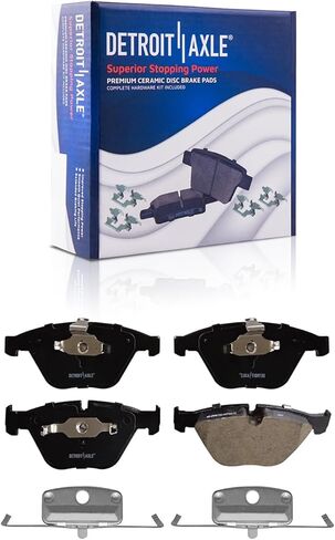 Detroit Axle - Front Brake Kit for BMW 323i 328i xDrive X1 Disc Brake Rotors Ceramic Brakes Pads Replacement : 12.28" inch Rotor in Saudi Arabia
