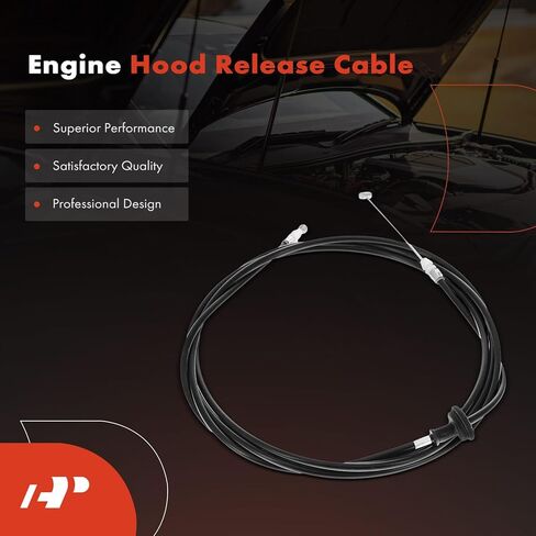 A-Premium Front Hood Latch Release Cable Without Handle Compatible with Honda Civic, CRX, 1988 1989 1990 1991, 93.7 Inch in Saudi Arabia