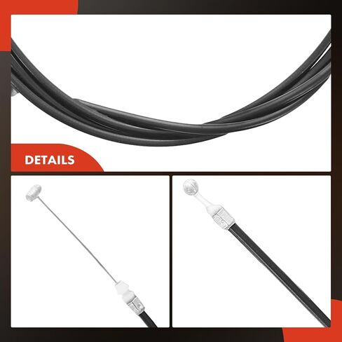A-Premium Front Hood Latch Release Cable Without Handle Compatible with Honda Civic, CRX, 1988 1989 1990 1991, 93.7 Inch in Saudi Arabia