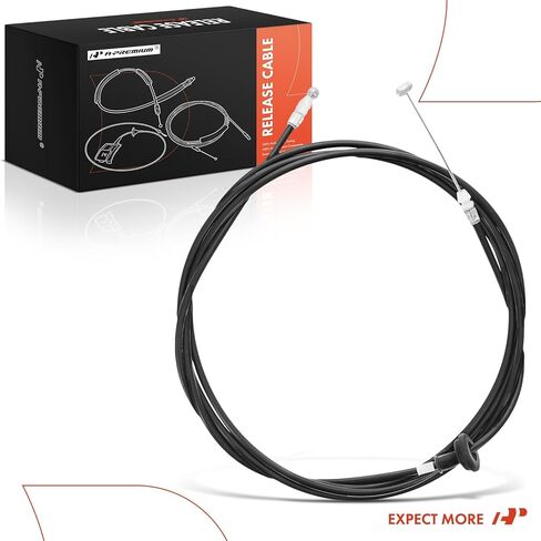 A-Premium Front Hood Latch Release Cable Without Handle Compatible with Honda Civic, CRX, 1988 1989 1990 1991, 93.7 Inch in Saudi Arabia