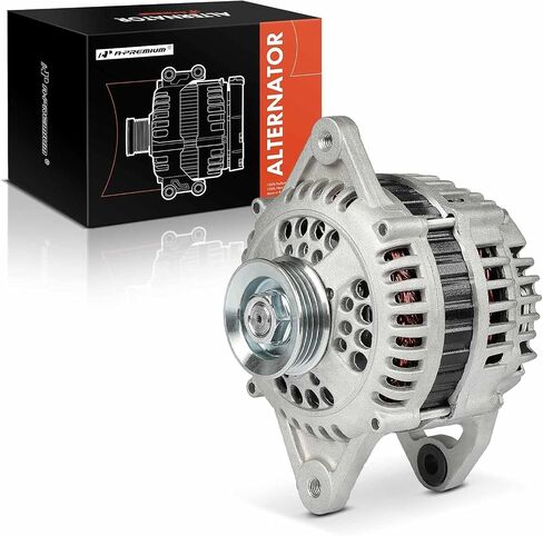 A-Premium Alternator Compatible with Mazda Miata 2001-2005, 12V 80A 4-Groove Pulley Clockwise, Replace# BP6D18300A in Saudi Arabia