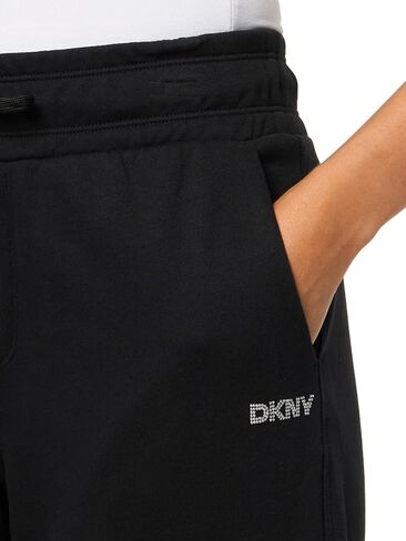 DKNY Women's Mini Stud Logo Cargo Jogger Sweatpant in Saudi Arabia