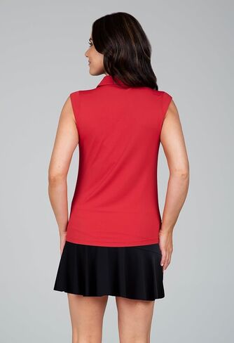 IBKUL Athleisure Wear واقي من الشمس UPF 50+ Icefil Cooling Tech Solid بلا أكمام - 84000 Black Solid S in Kuwait