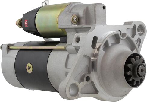 New 24 Volt Starter for Hitachi Excavators Log Loader with Isuzu Diesel Engines 6HK1X 1999-2017 11 Tooth Gear Reduction M8T60971 M8T60973 1-81100-319-1 8-98141-206-0 8-98141-206-1 8-98141-206-3 in Saudi Arabia