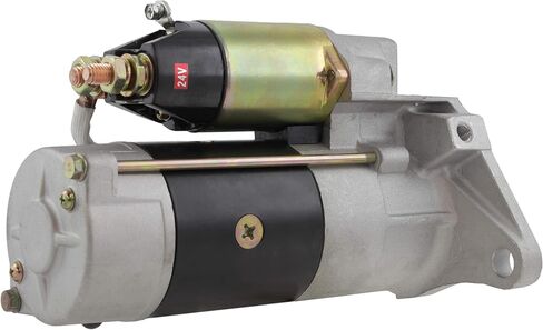 New 24 Volt Starter for Hitachi Excavators Log Loader with Isuzu Diesel Engines 6HK1X 1999-2017 11 Tooth Gear Reduction M8T60971 M8T60973 1-81100-319-1 8-98141-206-0 8-98141-206-1 8-98141-206-3 in Saudi Arabia