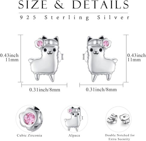 French Bulldog Earrings for women 925 Sterling Silver Dog Earrings Crystal Animal French Bulldog Jewelry for Pet Lover in Kuwait