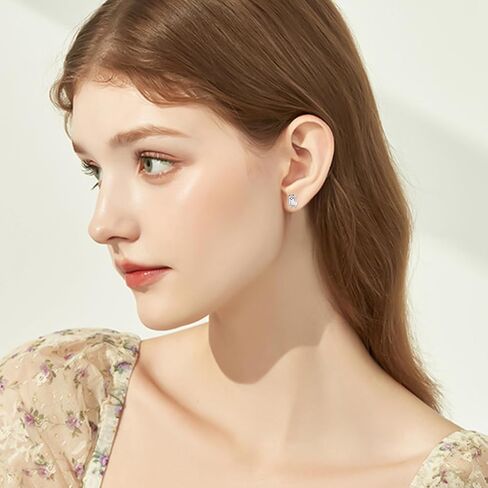 French Bulldog Earrings for women 925 Sterling Silver Dog Earrings Crystal Animal French Bulldog Jewelry for Pet Lover in Kuwait