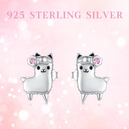French Bulldog Earrings for women 925 Sterling Silver Dog Earrings Crystal Animal French Bulldog Jewelry for Pet Lover in Kuwait
