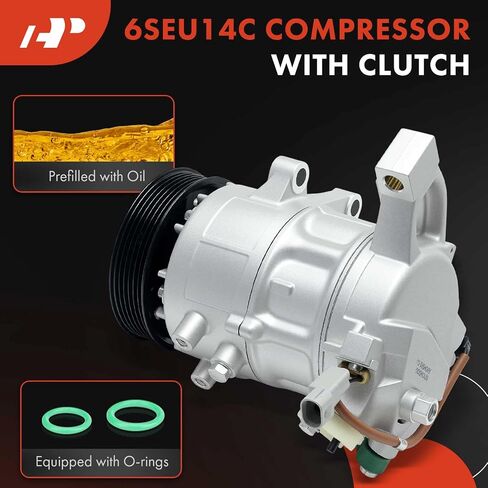A-Premium Air Conditioner AC Compressor with Clutch Compatible with Subaru Forester 2019 2020 2021 2022 2023 in Saudi Arabia