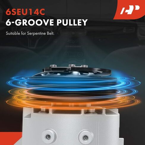 A-Premium Air Conditioner AC Compressor with Clutch Compatible with Subaru Forester 2019 2020 2021 2022 2023 in Saudi Arabia
