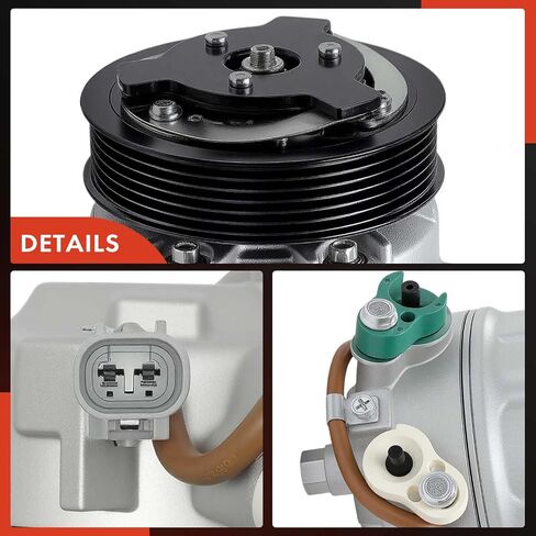 A-Premium Air Conditioner AC Compressor with Clutch Compatible with Subaru Forester 2019 2020 2021 2022 2023 in Saudi Arabia