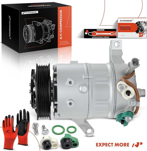 A-Premium Air Conditioner AC Compressor with Clutch Compatible with Subaru Forester 2019 2020 2021 2022 2023 in Saudi Arabia