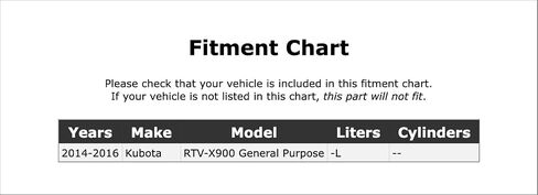 حزام محرك ملحق المولد متوافق مع Kubota RTV-X900 للأغراض العامة -L - 2014 2015 2016 PC-150639 in Saudi Arabia