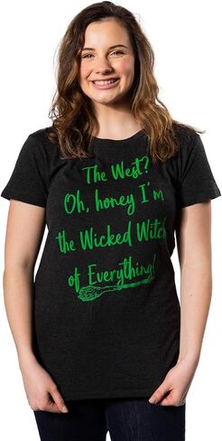 Womens Im The Wicked Witch of Everything T Shirt Funny Halloween Tee for Ladies in Saudi Arabia