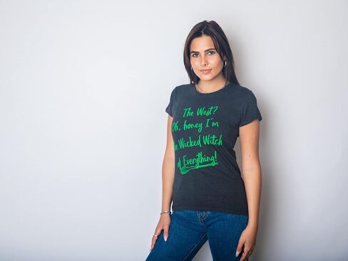 Womens Im The Wicked Witch of Everything T Shirt Funny Halloween Tee for Ladies in Saudi Arabia