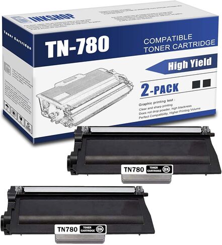 TN620 متوافق مع TN-620 أسود عالي العائد خرطوشة الحبر لخطوته TN-620 HL-5240 HL-5250DN MFC-8370 MFC-8460N DCP-8060 TONER. (2 Pack) in Kuwait
