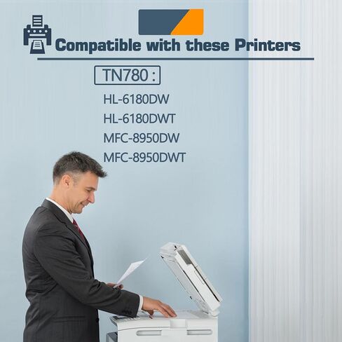 TN620 متوافق مع TN-620 أسود عالي العائد خرطوشة الحبر لخطوته TN-620 HL-5240 HL-5250DN MFC-8370 MFC-8460N DCP-8060 TONER. (2 Pack) in Kuwait