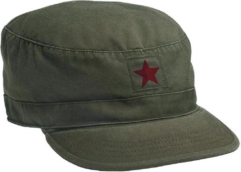 Rothco Vintage Fatigue Cap, Olive Drab - L in Saudi Arabia