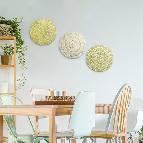 Tioncy 3 Pcs Mother of Pearl Shell Plate coastal wall art Mosaic Wall Sculpture shell wall decor Handmade Hanging Black Wall Plates Bedroom Bathroom Decoration for Home Office Holiday Hotel in Kuwait