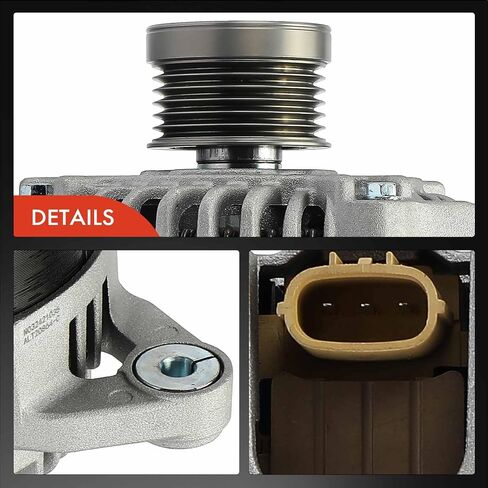 A-Premium Alternator Compatible with Nissan NV200 2013-2016 2.0L & Chevrolet City Express 2015-2018 2.0L, 12V 150A 6-Groove Pulley Clockwise, Replace# A2TX4081, 23100-3LN0A in Saudi Arabia
