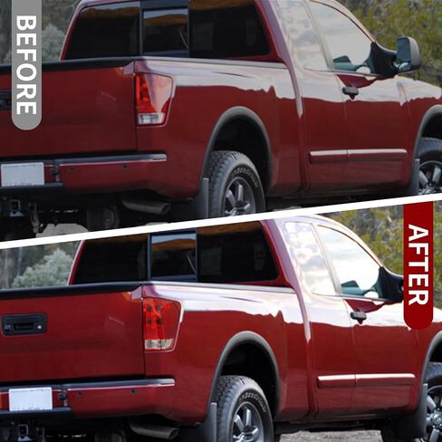 Tail Light Compatible with 2004-2015 Nissan Titan Rear Taillight Brake Lamp with Bulb Replacement 26550ZH225, NI2801161 (Right Passenger Side) in Saudi Arabia