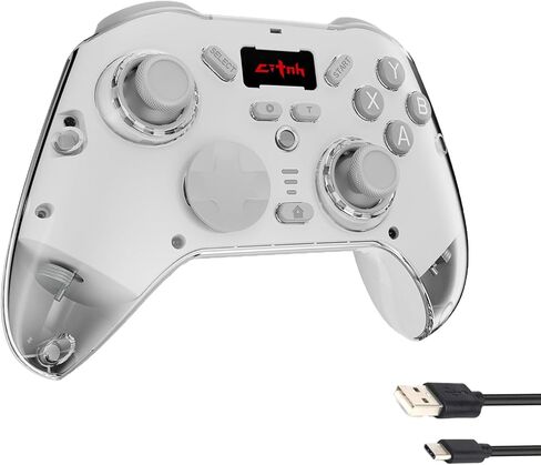 citnh Wireless Controller for PC, Suitable for PC/Switch/Android/Ios, Vibration sense, Hall trigger and joysticks, multi-function wireless controller in Saudi Arabia