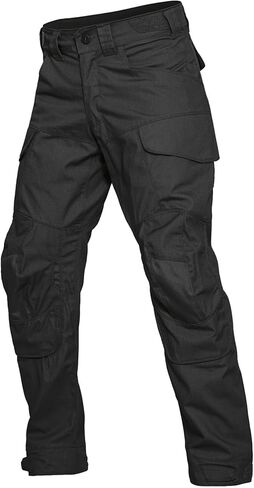Men's Tactical Pants Water Resistant Ripstop Cargo Pants for Men Multi Pockets Hiking Work Pants with Knee Pads in Kuwait