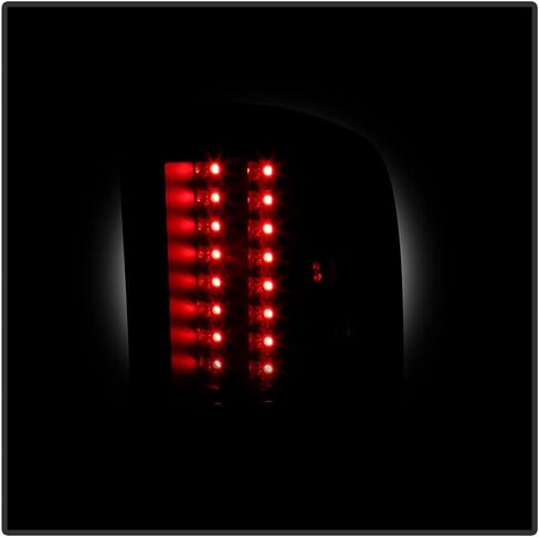ACANII - For 2007-2013 Chevy Silverado 1500 2500HD 3500HD Black Smoked LED Tail Lights Lamps Pair Set Driver & Passenger in Saudi Arabia