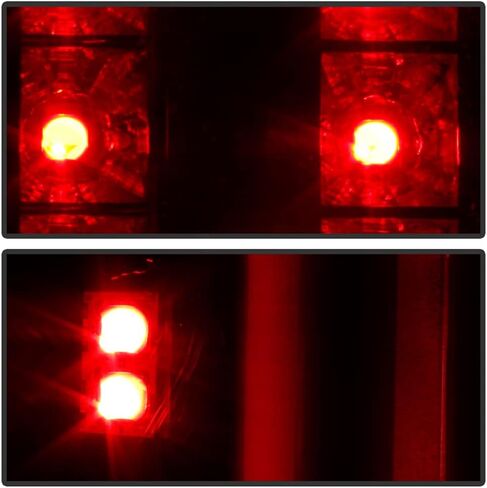 ACANII - For 2007-2013 Chevy Silverado 1500 2500HD 3500HD Black Smoked LED Tail Lights Lamps Pair Set Driver & Passenger in Saudi Arabia