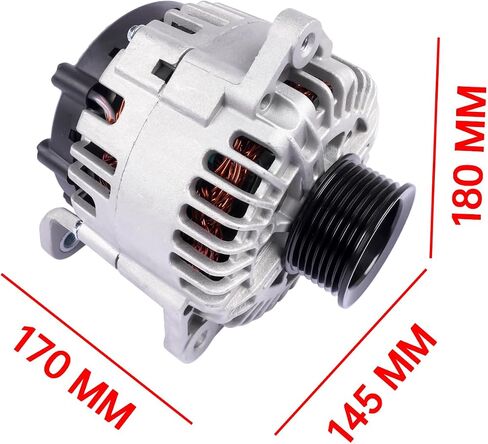 GELUOXI 130A 110A Alternator Replacement for 2008-2010 Infiniti QX56 2007-2015 Nissan Armada Frontier NV1500 NV2500 NV3500 Pathfinder Suzuki Equator V6 4.0L V8 5.6L 11256 2650538 in Saudi Arabia