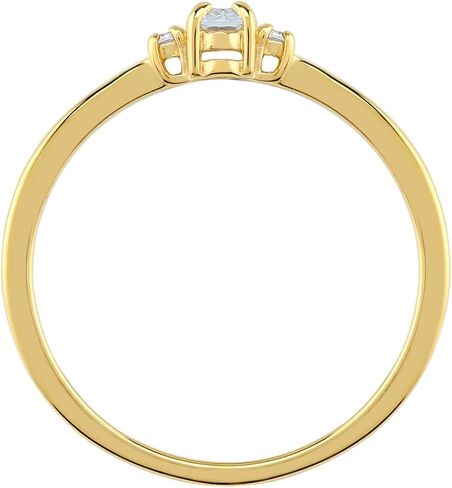 Silvershake الترا صغيرتي حقيقية البنفسجي تنزانيت والأبيض توباز 925 الفضة الاسترليني وعد خاتم ديسمبر الأحجار الكريمة جوهرة المجوهرات للنساء حجم 7 in Kuwait