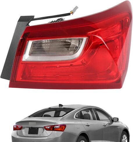 waltyotur Tail Lights Rear Reverse Light Accembly Replacement for 2016-2021 Malibu Passenger Right RH Side Halogen Replacement for GM2805122 84132377 in Saudi Arabia