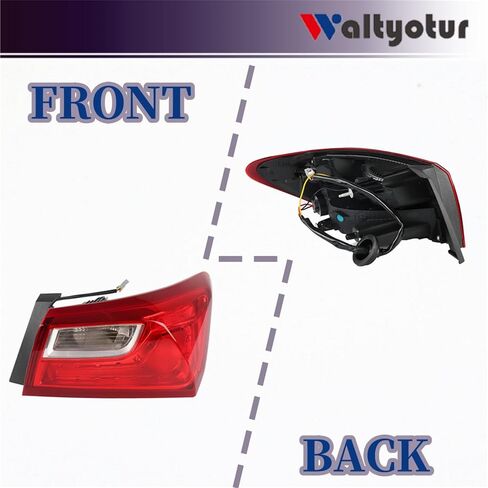 waltyotur Tail Lights Rear Reverse Light Accembly Replacement for 2016-2021 Malibu Passenger Right RH Side Halogen Replacement for GM2805122 84132377 in Saudi Arabia