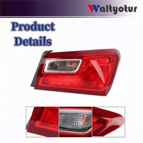 waltyotur Tail Lights Rear Reverse Light Accembly Replacement for 2016-2021 Malibu Passenger Right RH Side Halogen Replacement for GM2805122 84132377 in Saudi Arabia