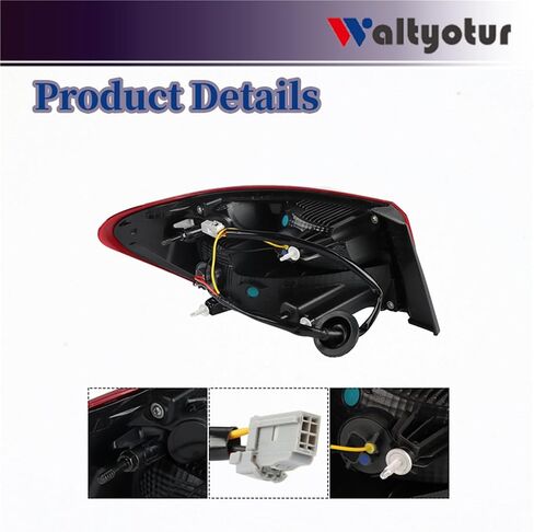 waltyotur Tail Lights Rear Reverse Light Accembly Replacement for 2016-2021 Malibu Passenger Right RH Side Halogen Replacement for GM2805122 84132377 in Saudi Arabia