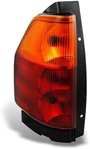 AKKON - لسيارة GMC Envoy باللون الأحمر الشفاف الذيل ضوء الفرامل الذيل مصباح الركاب/مجموعة استبدال الجانب الأيمن in Saudi Arabia