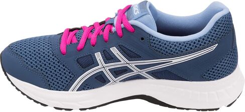 ASICS Women's Patriot 13 Running Shoes, 9.5, Black/White in Saudi Arabia