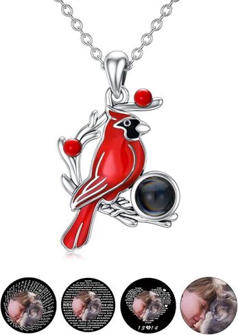LONAGO Moon Phase Necklace 925 Sterling Silver Round Crystal Triple Goddess Glowing Moon Pendant Jewelry for Women in Saudi Arabia