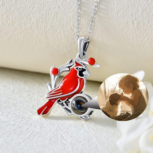 LONAGO Moon Phase Necklace 925 Sterling Silver Round Crystal Triple Goddess Glowing Moon Pendant Jewelry for Women in Saudi Arabia