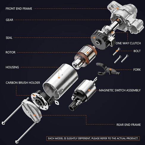 17841 محرك بداية جديد مناسب لـ 2003 2004 2005 2006 2007 2008 Toyota Corolla, Matrix & Pontiac Vibe, L4 1.8L, 1.6KW 12V في اتجاه عقارب الساعة 10 أسنان، استبدال # 28100-0D080، 28100-22090، 428000-0340 in Kuwait