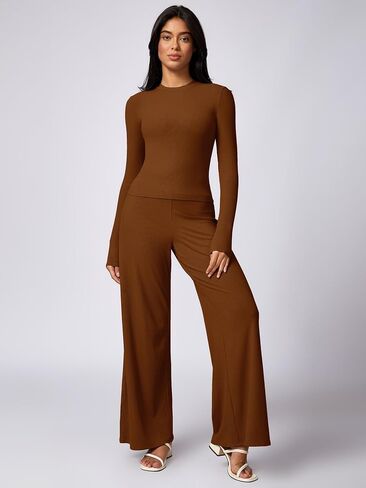 Wide Leg Pants Woman Yoga Pants Loose Casual Lounge Sweatpants for Runing Workout in Saudi Arabia