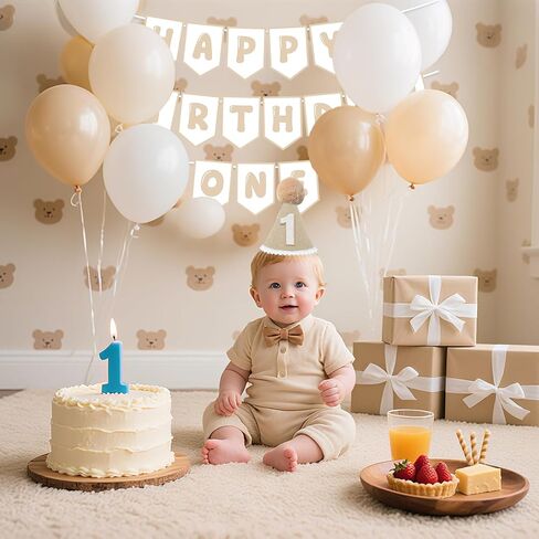 زخارف عيد ميلاد نصف زرقاء ، 6 أشهر زخارف عيد ميلاد مع 1/2 صبي قبعة ومسبق الشوط الأول إلى لافتة واحدة لمدة 1/2 يوم الولادة ديكور in Kuwait