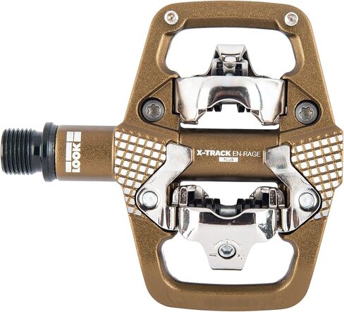 LOOK Cycle - X-Track En-Rage Plus MTB Pedals - Standard SPD Mechanism Compatible - Ultra Strong Forged Aluminum Body - Large Contact Surfaces - Ideal Enduro Bike Pedals in Saudi Arabia