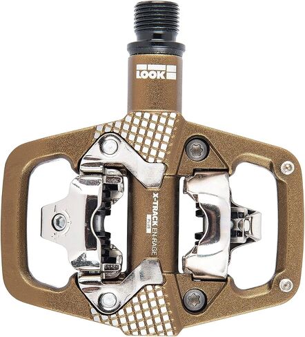 LOOK Cycle - X-Track En-Rage Plus MTB Pedals - Standard SPD Mechanism Compatible - Ultra Strong Forged Aluminum Body - Large Contact Surfaces - Ideal Enduro Bike Pedals in Saudi Arabia